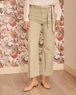 Polin et moi Ameline Flare Pantalon en denim