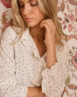 Polin et moi Anina Blouse à pois