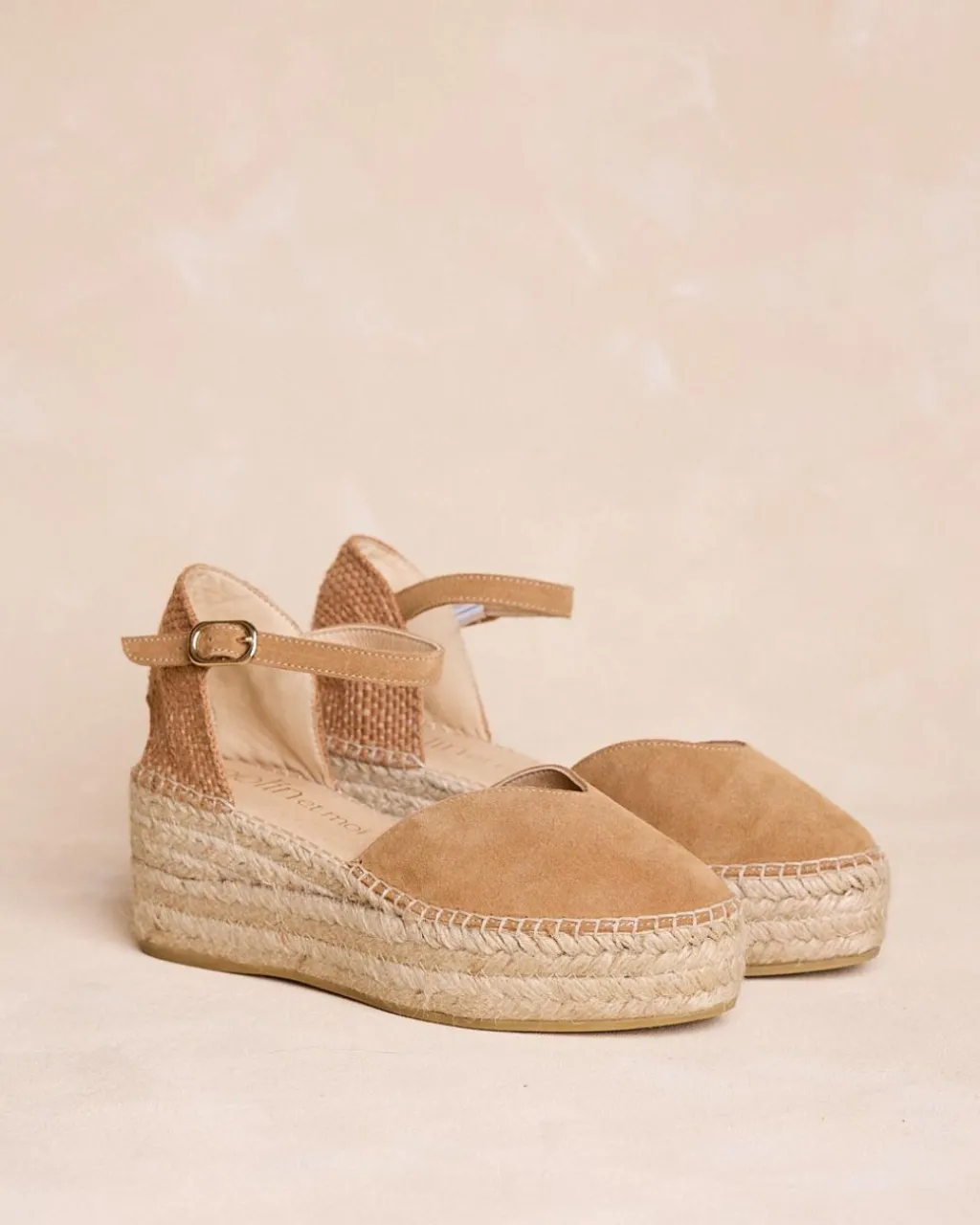 Polin et moi Aurelina Espadrille taupe