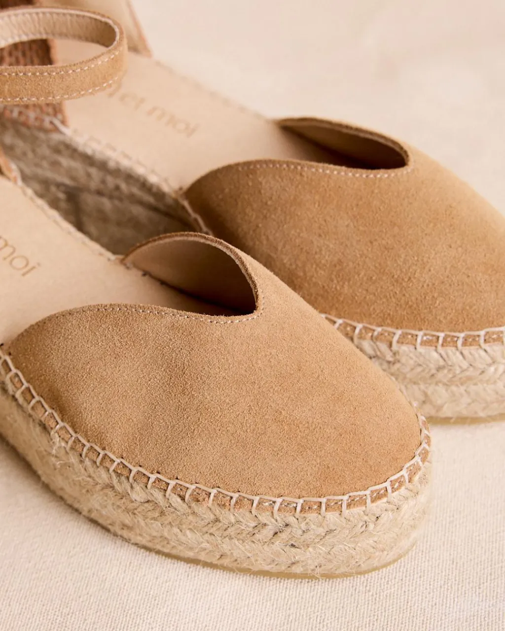 Polin et moi Aurelina Espadrille taupe