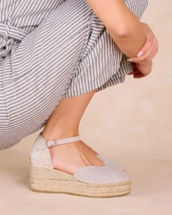Polin et moi Aurelina Espadrille taupe