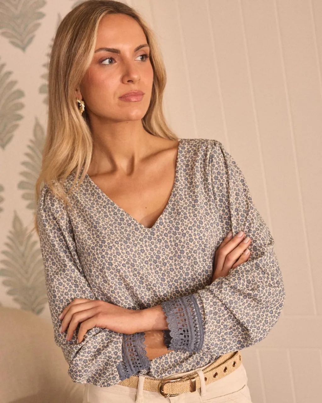 Polin et moi Belisa Flowers Blouse