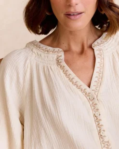 Polin et moi Berenice Neckline Blouse