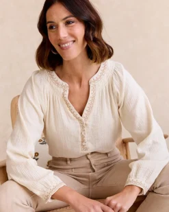 Polin et moi Berenice Neckline Blouse