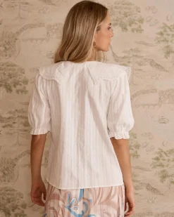 Polin et moi Blouse à col Simona