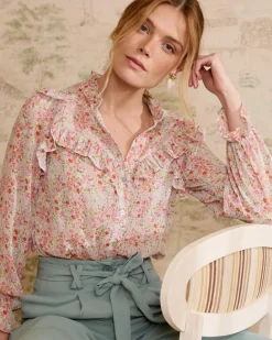 Polin et moi Blouse à volants Orian