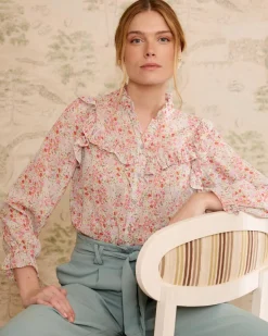 Polin et moi Blouse à volants Orian