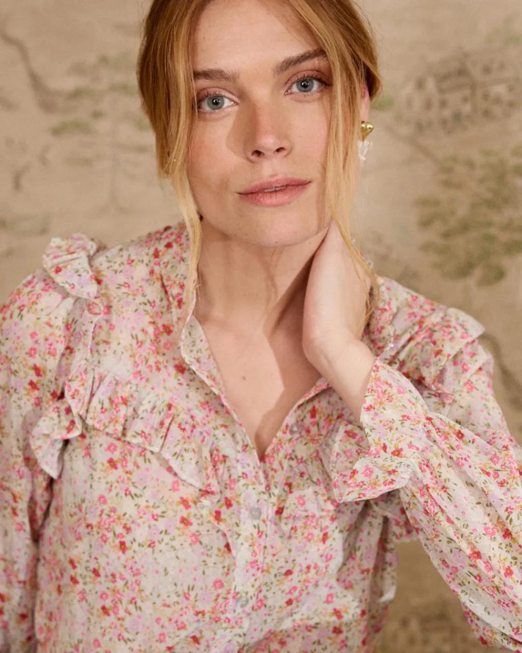 Polin et moi Blouse à volants Orian