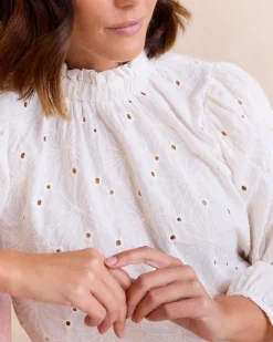 Polin et moi Blouse brodée Francesca