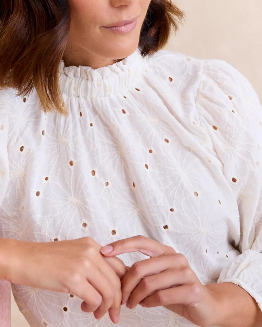 Polin et moi Blouse brodée Francesca