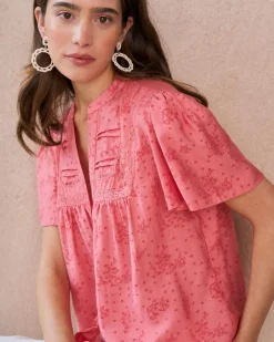 Polin et moi Blouse Broderie Niméa