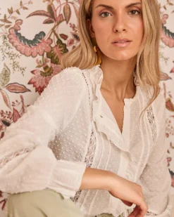 Polin et moi Blouse broderie Sabrina
