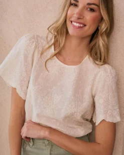 Polin et moi Blouse Claire Broderie