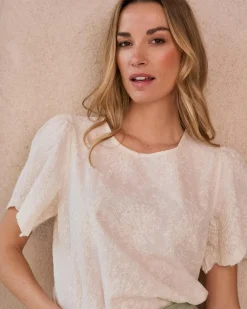 Polin et moi Blouse Claire Broderie