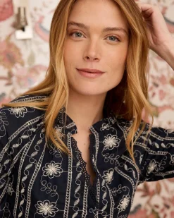 Polin et moi Blouse Flores Sol