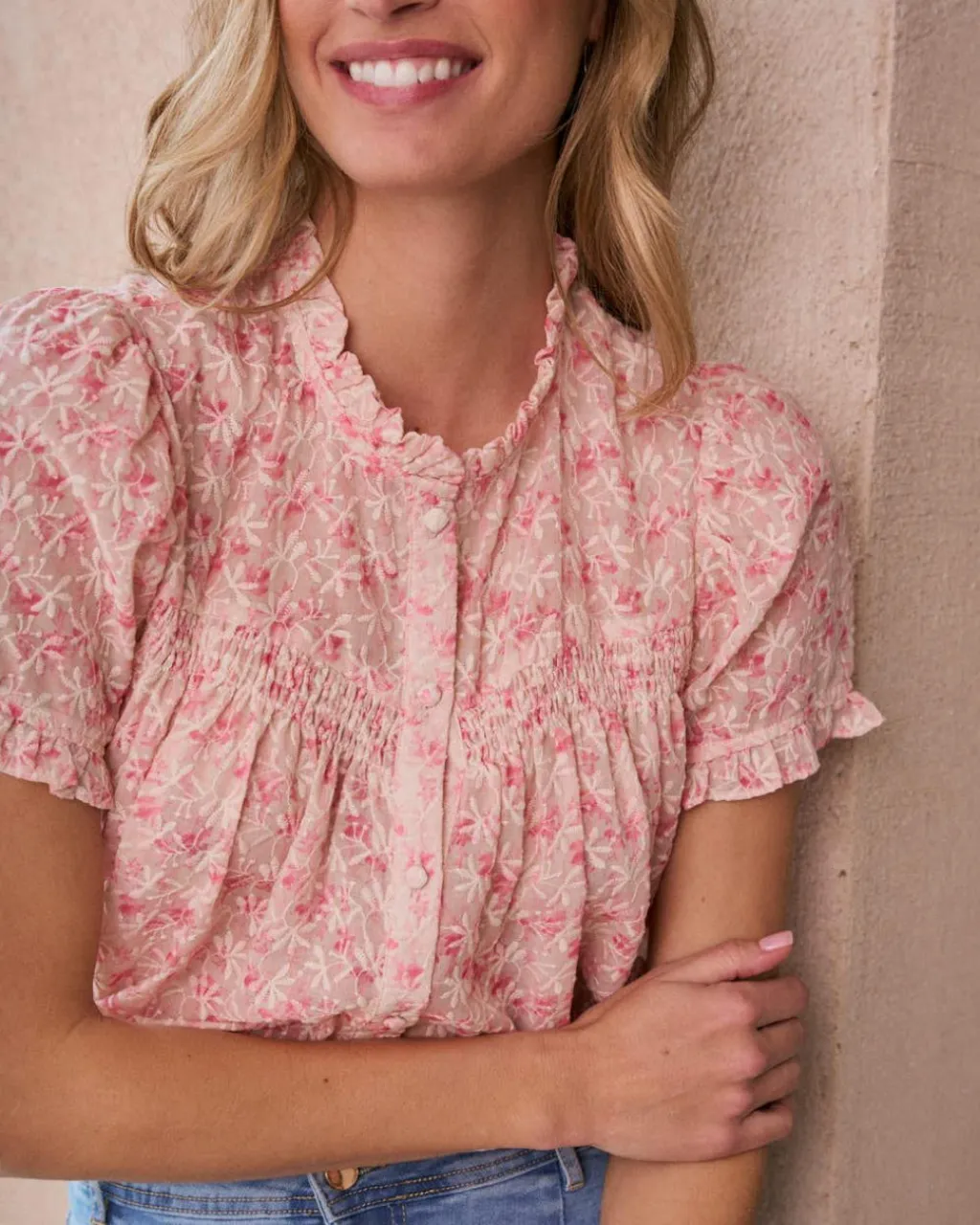 Polin et moi Blouse Garine Fleurs