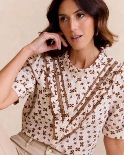 Polin et moi Blouse imprimée Astera