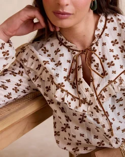 Polin et moi Blouse imprimée Azucena