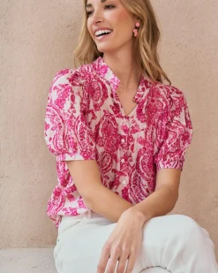 Polin et moi Blouse imprimée Elisabeth