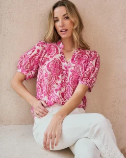 Polin et moi Blouse imprimée Elisabeth