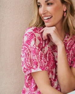 Polin et moi Blouse imprimée Elisabeth