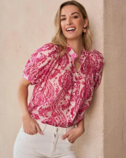 Polin et moi Blouse imprimée Elisabeth