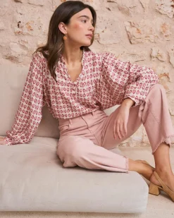 Polin et moi Blouse imprimée Sophie