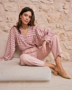 Polin et moi Blouse imprimée Sophie