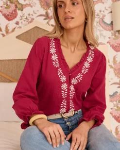 Polin et moi Blouse imprimer Rosalía