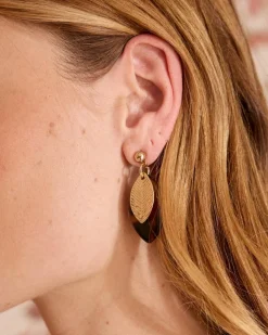 Polin et moi Boucle d’eille feuille d’écaille de ttue Nerola