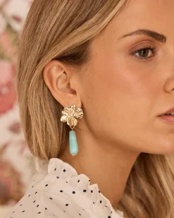 Polin et moi Boucle d’oreille fleur Piena