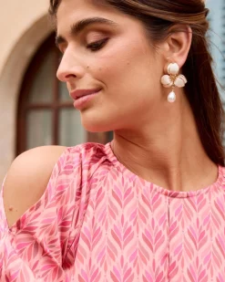 Polin et moi Boucles d’oreilles Bleu Perle