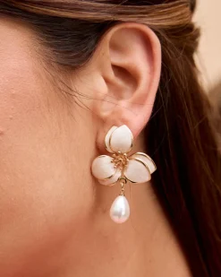 Polin et moi Boucles d’oreilles Bleu Perle