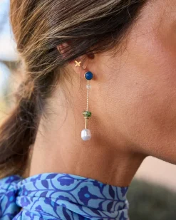 Polin et moi Boucles d’oreilles Camélia Pierre