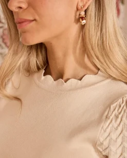 Polin et moi Boucles d’oreilles en pierre Zen