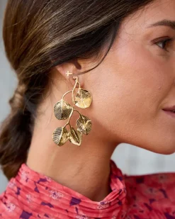 Polin et moi Boucles d’eilles feuille de brise