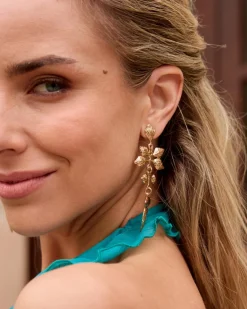 Polin et moi Boucles d’eilles feuille d’