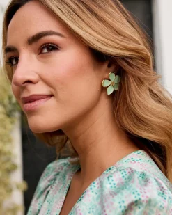 Polin et moi Boucles d’oreilles fleur de