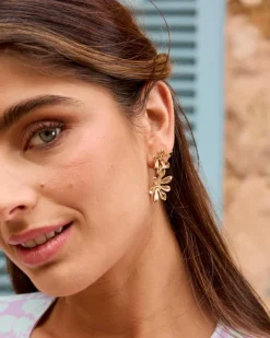 Polin et moi Boucles d’eilles fleur de rose