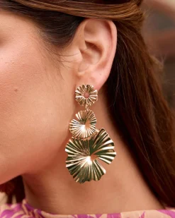 Polin et moi Boucles d’eilles fleur Lisan