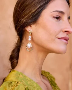 Polin et moi Boucles d’eilles perles Magnolia