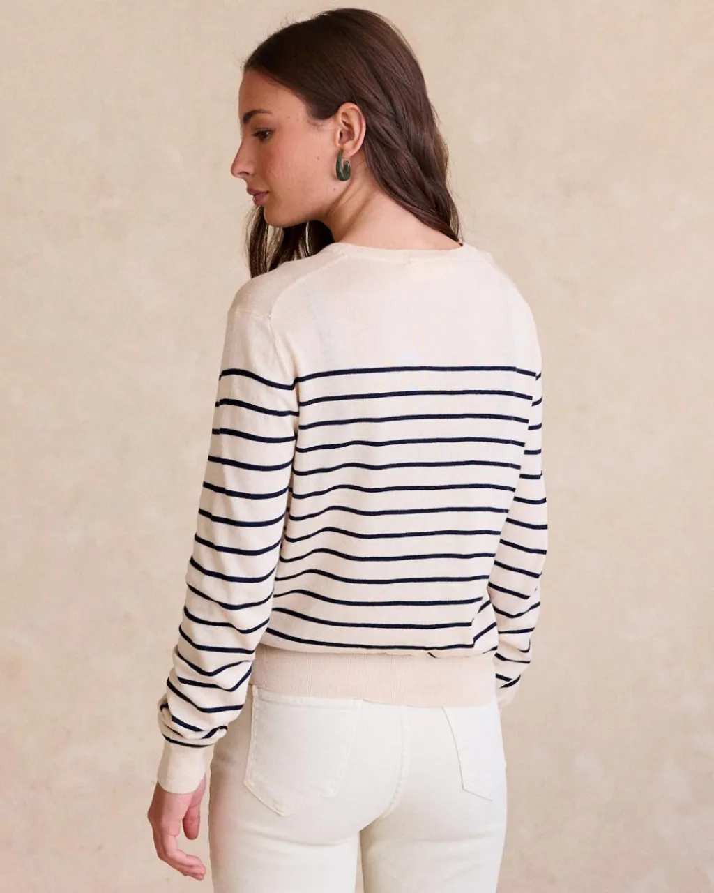 Polin et moi Cardigan rayé Dirunia