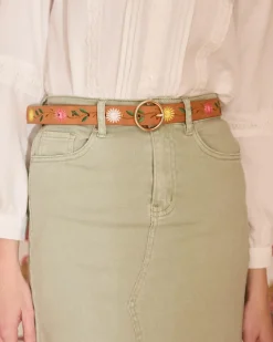 Polin et moi Ceinture Fleurs