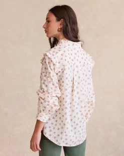 Polin et moi Chemise à fleurs runiques