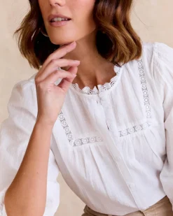 Polin et moi Chemise à manches tulipe