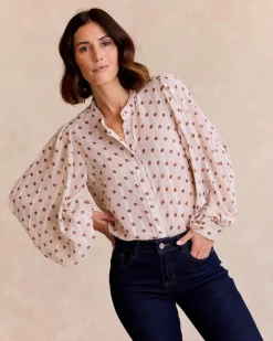 Polin et moi Chemise à pois Nila