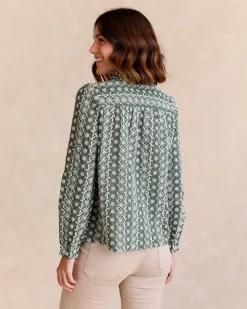 Polin et moi Chemise à volants Aurora