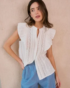 Polin et moi Chemise à volants Ish