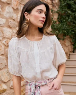 Polin et moi Chemise avec broderie Lua