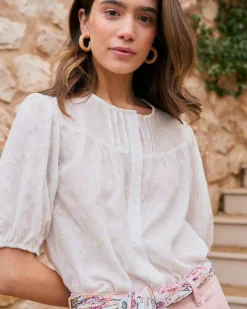 Polin et moi Chemise avec broderie Lua